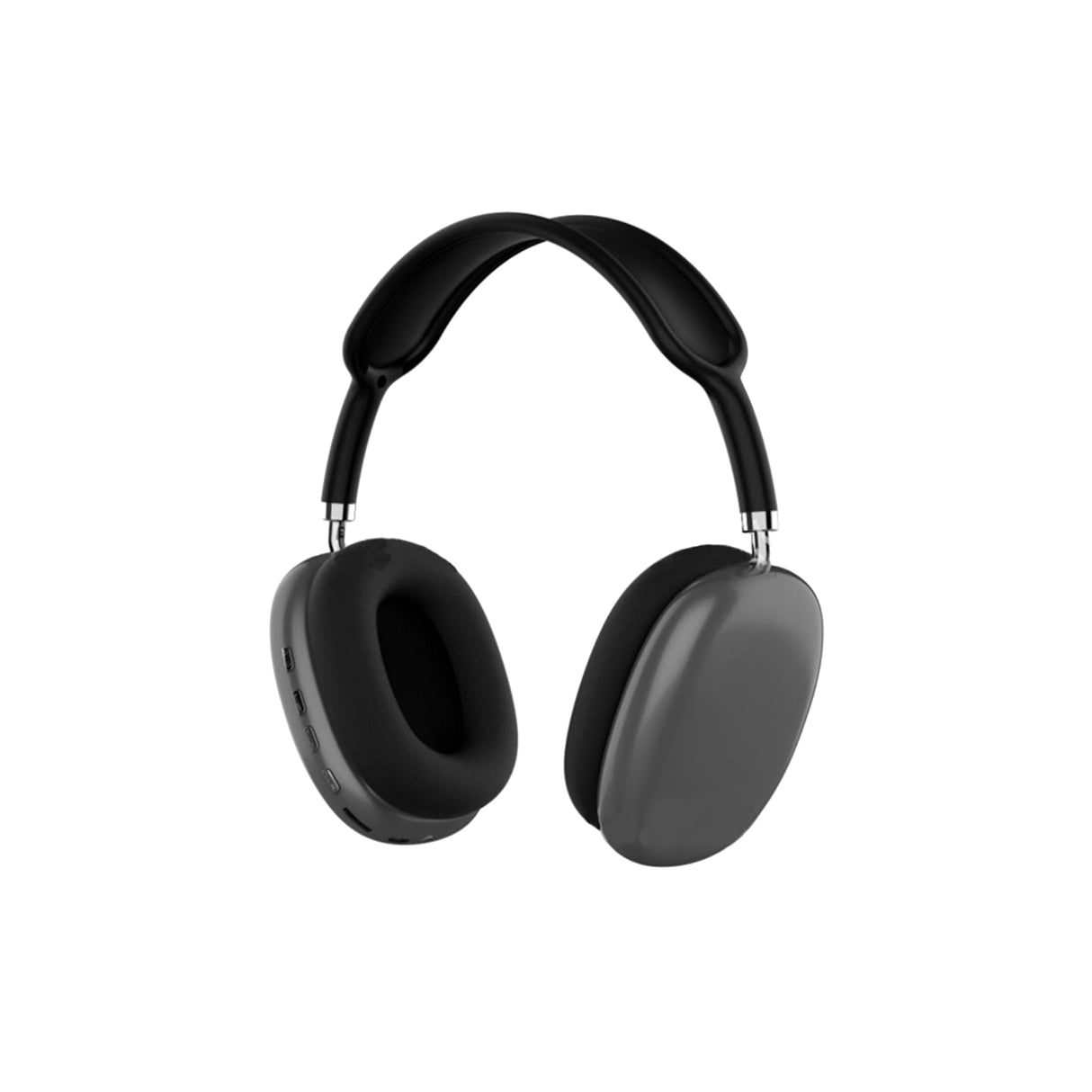 P9 Black over-ear headphones on a white background