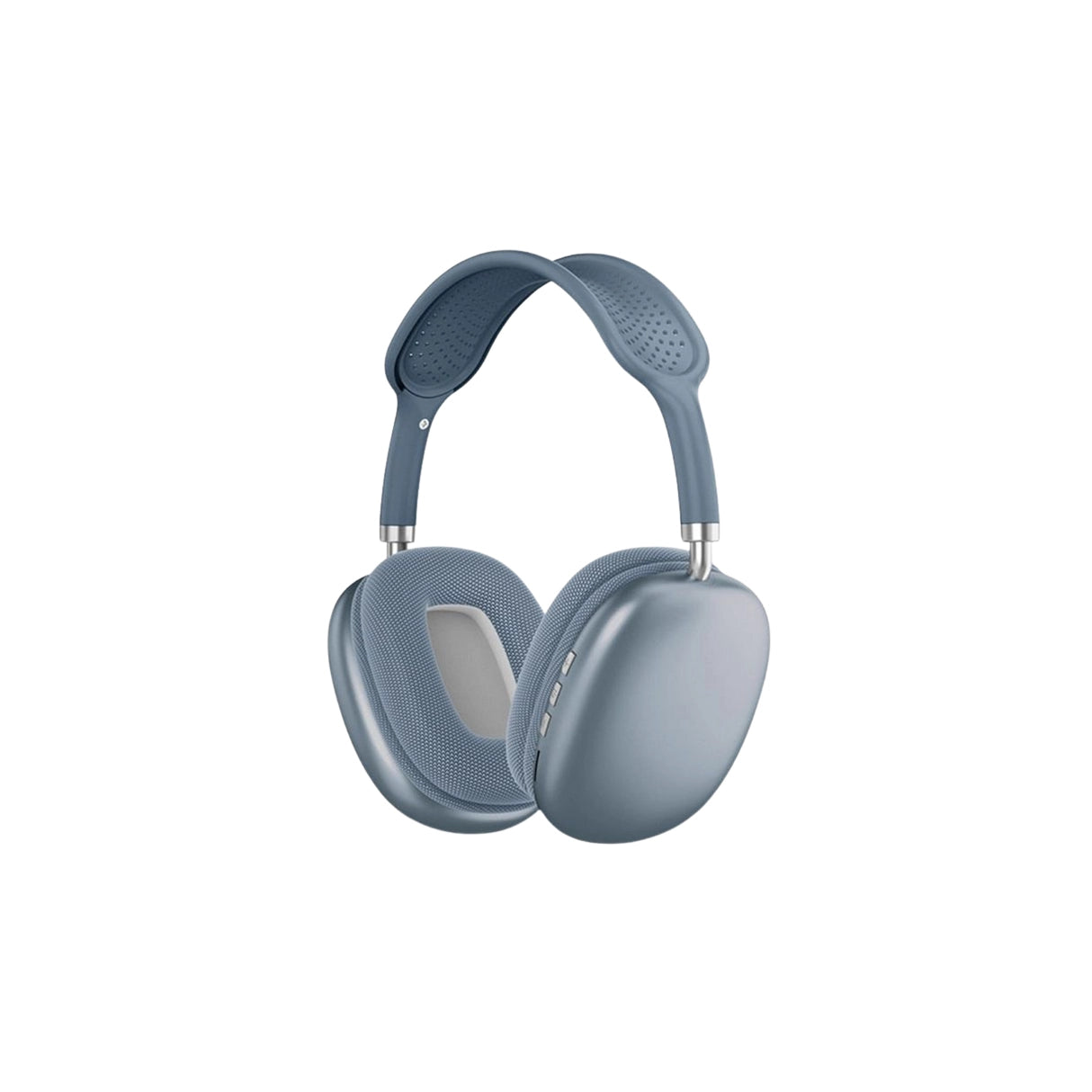 P9 blue over-ear headphones on a white background