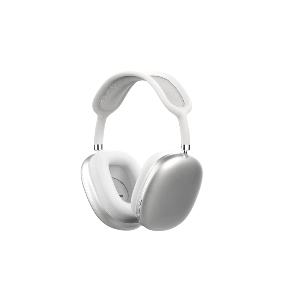 P9 White over-ear headphones on a white background
