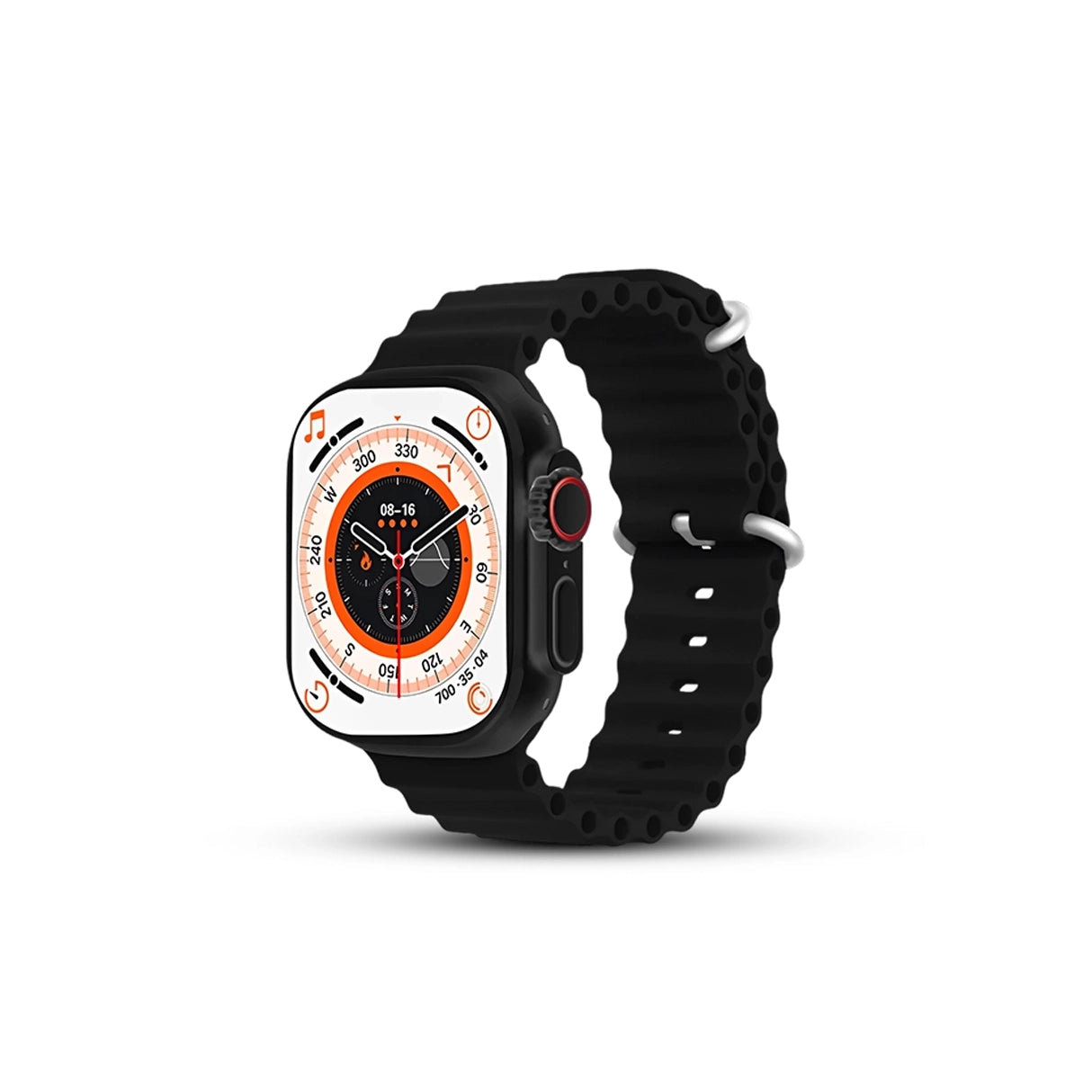 T900 Smartwatch with a black band on a white background