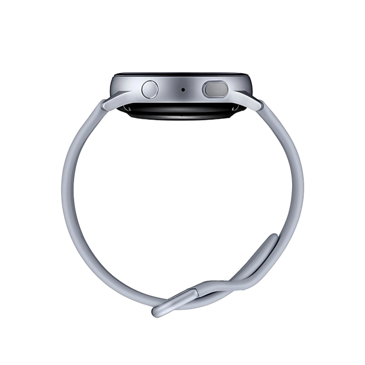 Watch active 2 with a gray band on a white background