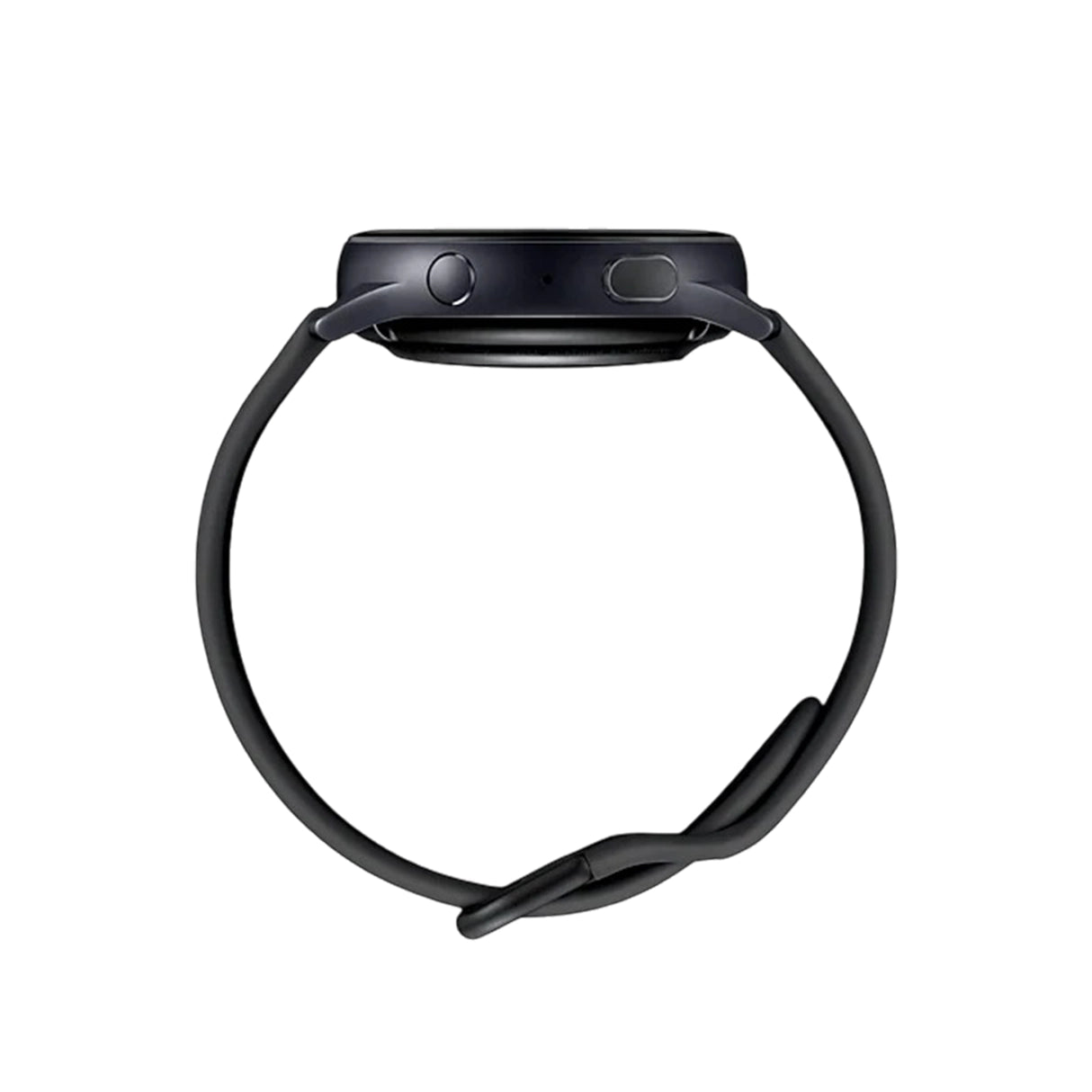 Black Watch active 2 showing side view on a white background