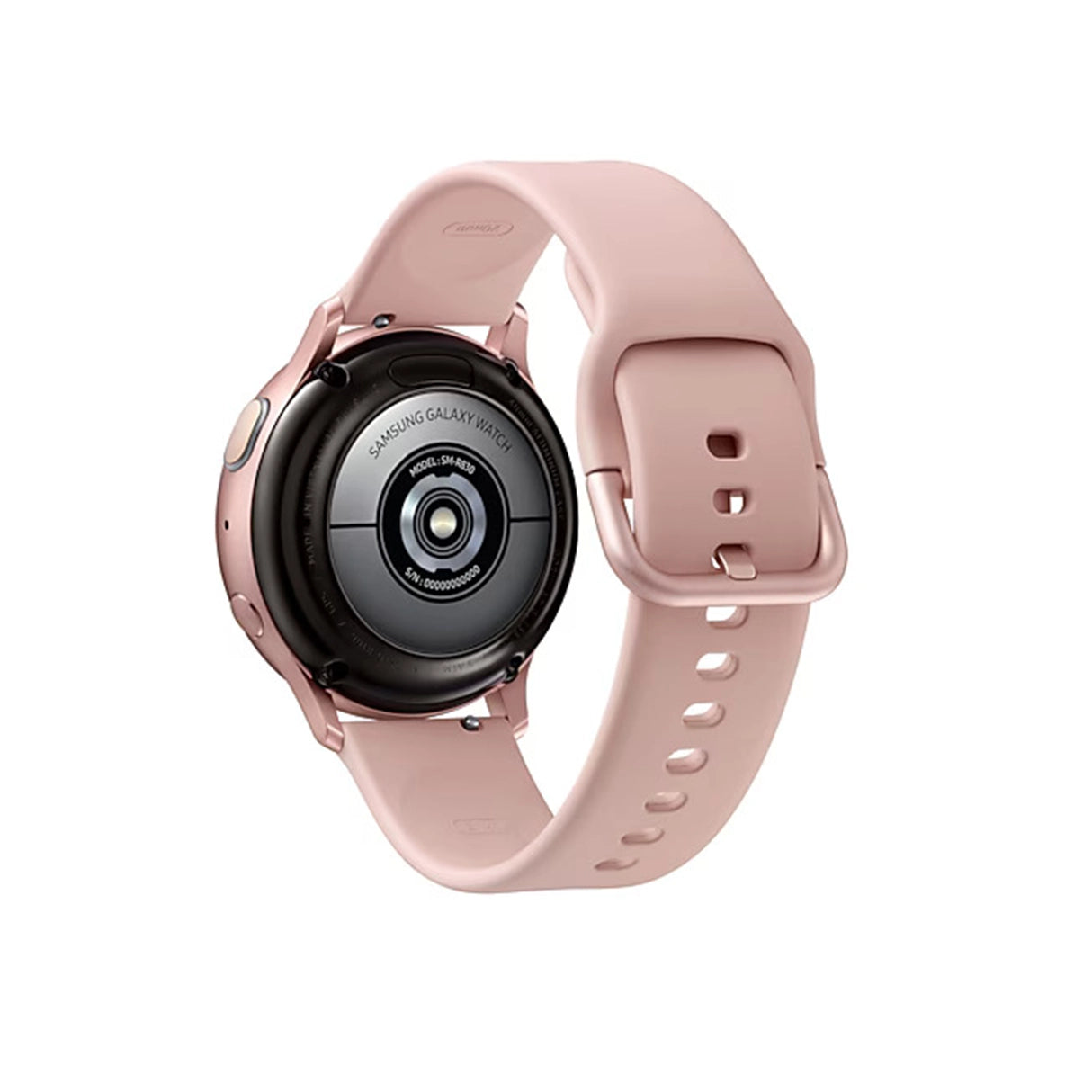 Watch active 2 with a pink band on a white background
