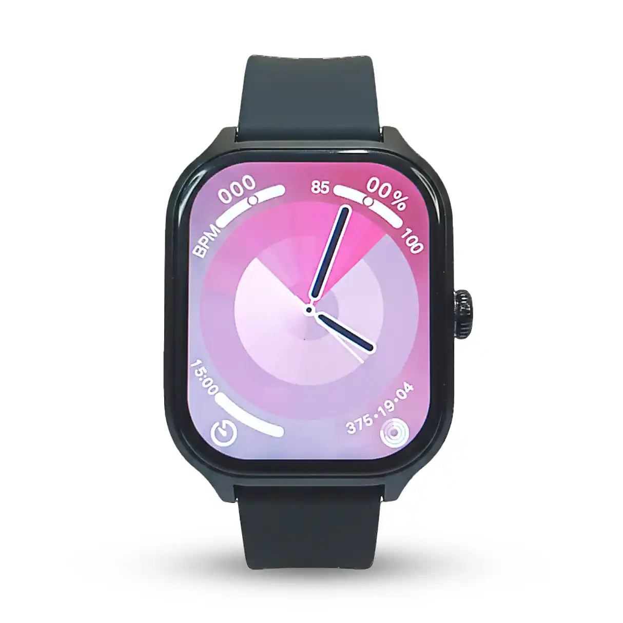 A68 plus Smartwatch with a colorful display on a white background