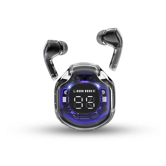 Air 39 Wireless earbuds with a charging case on a white background