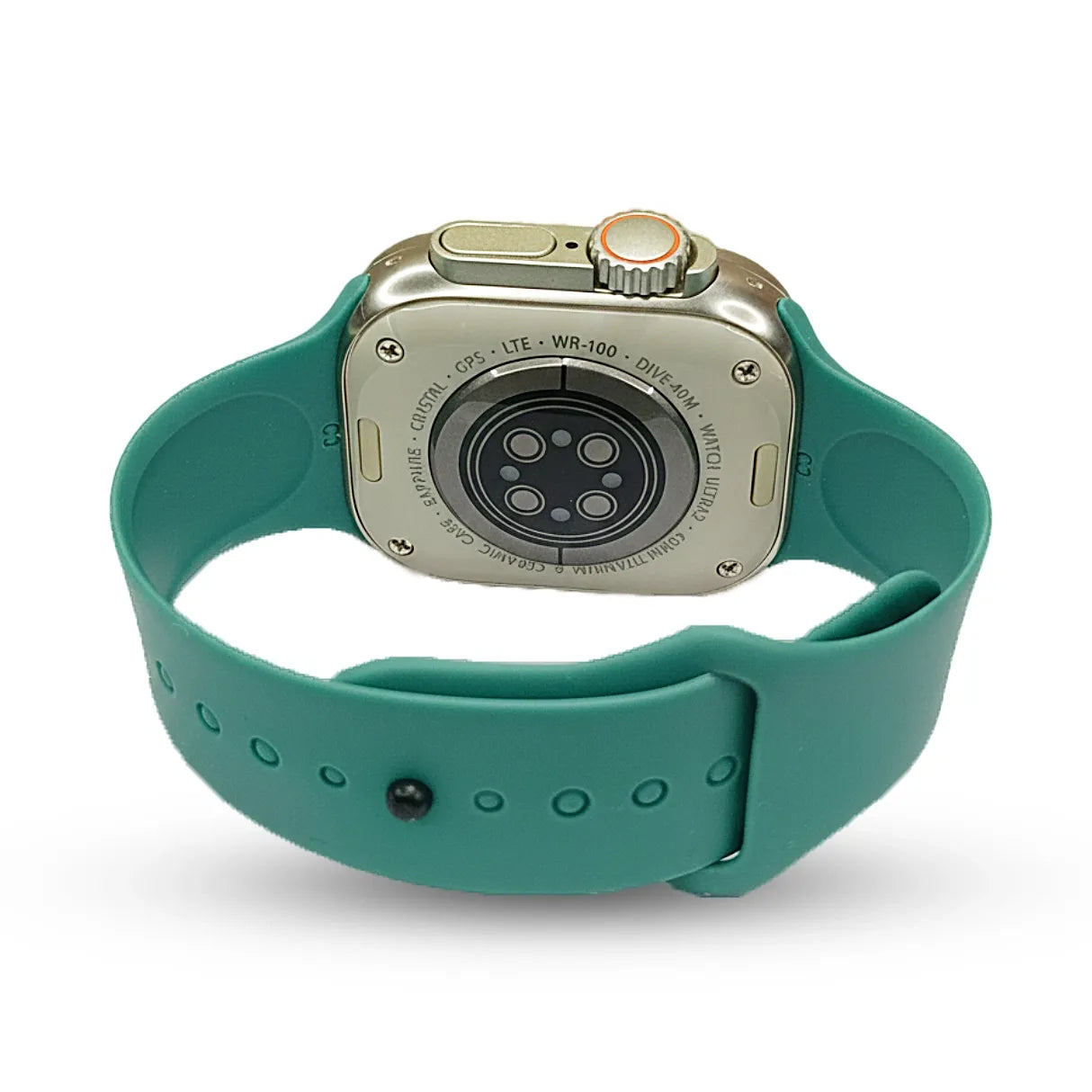 Max 400 Smartwatch with a teal band on a white background