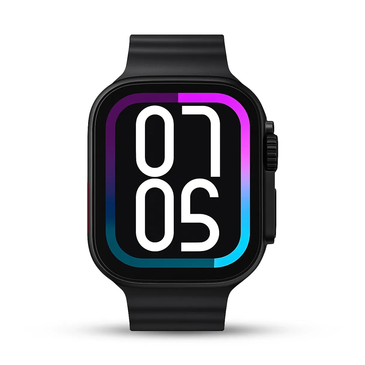 T900 Smartwatch with a colorful display on a white background