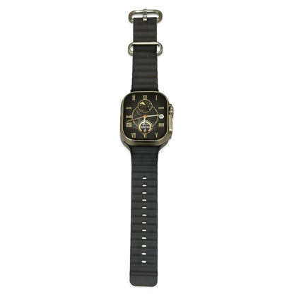 T92 Black watch with a detailed face on a white background
