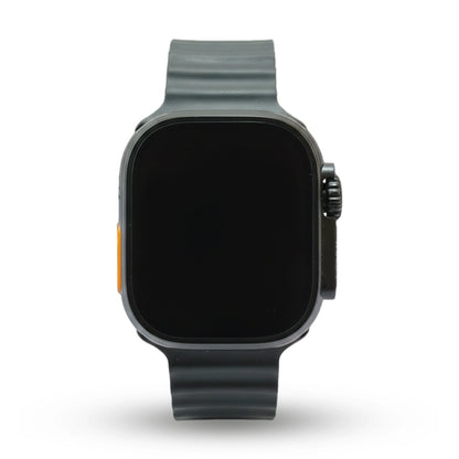 T ultra 2 Smartwatch with a black band on a white background