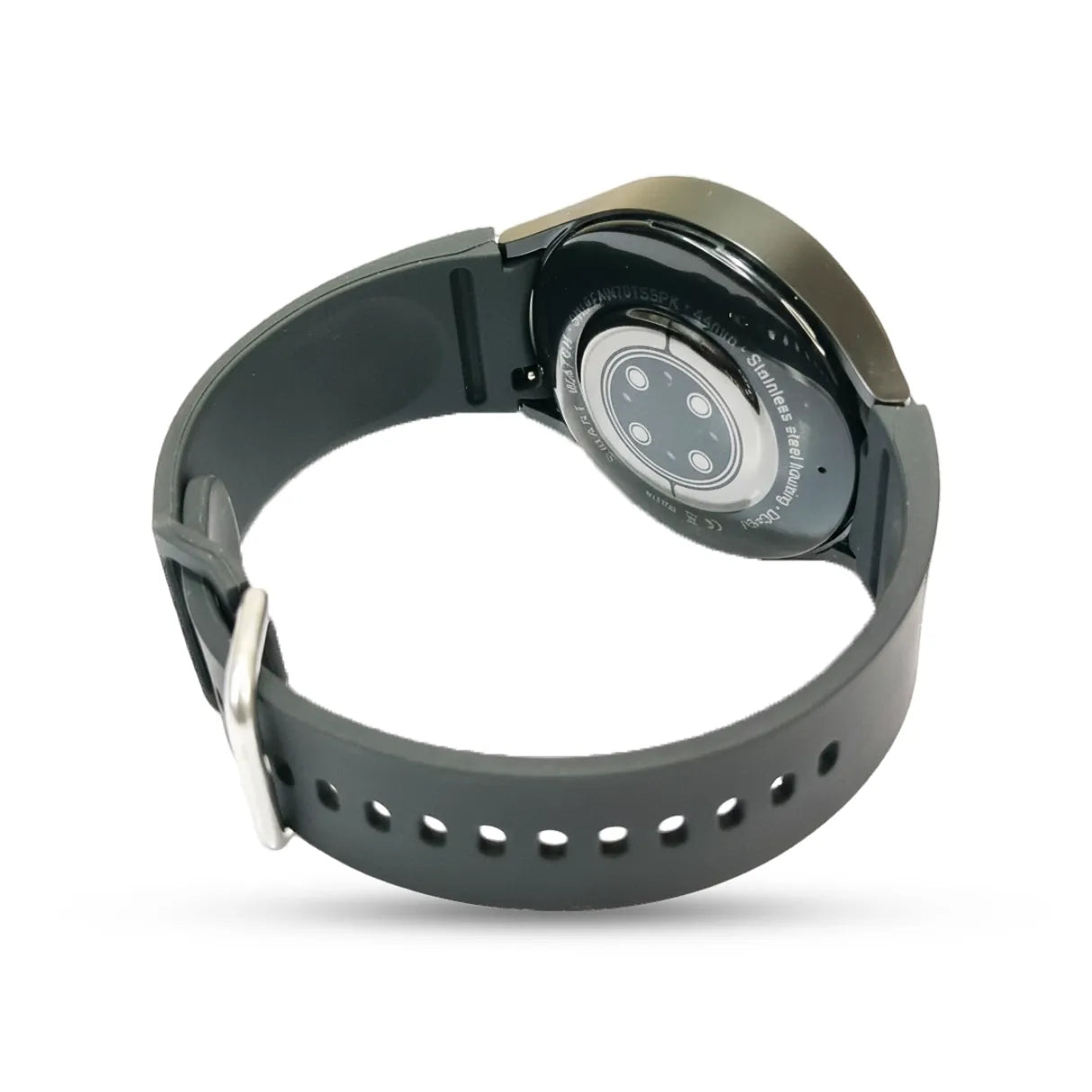 watch 6 Smartwatch with a gray band on a white background