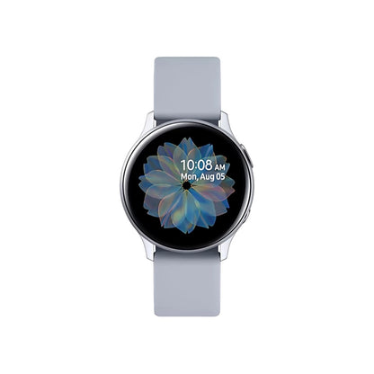 Watch active 2 with a floral display on a white background