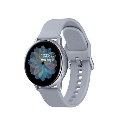 Watch active 2 Display with a gray band on a white background